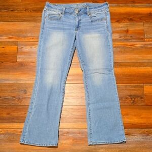 American Eagle Kick Boot Jeans 14 Short